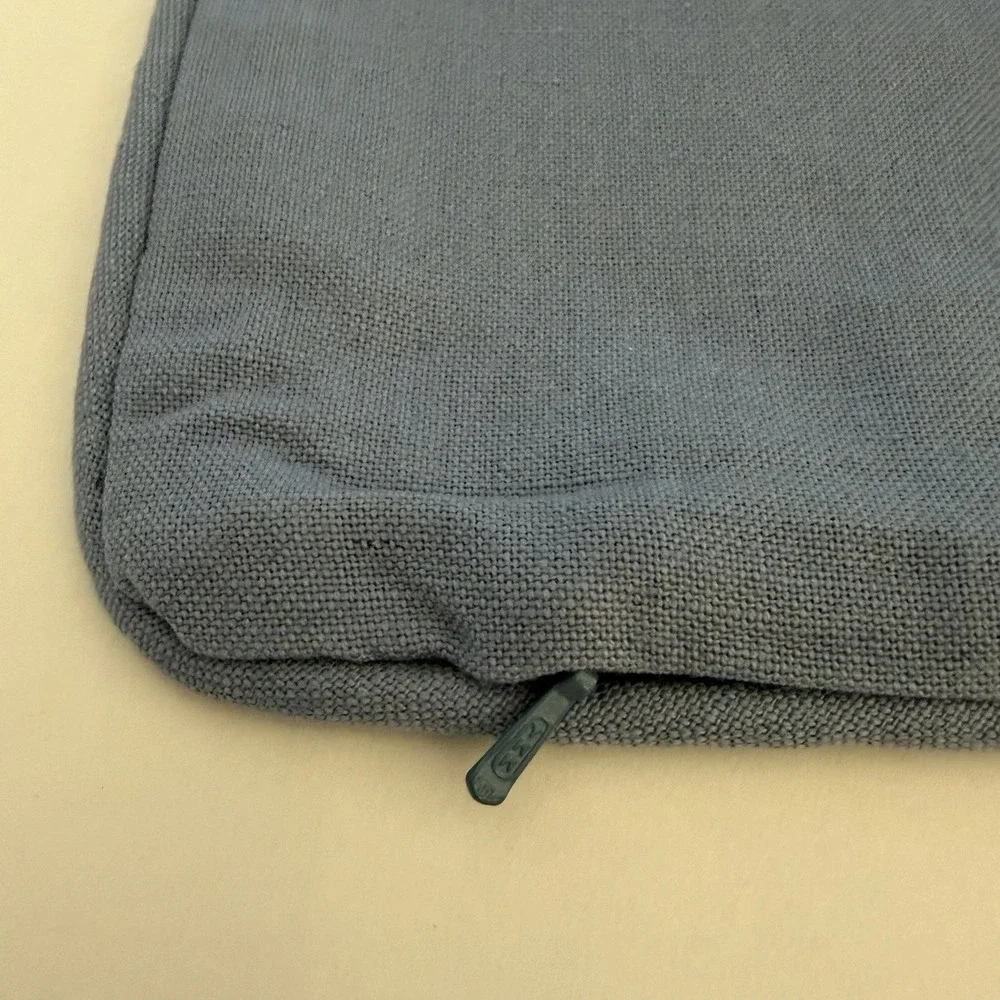 Villa‎ Classic Home Ambrose Blue Natural 22x22 Pillow Cover Pottery Barn Linen